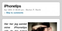 Mobilvennlig WordPressblogg Eksempel på en bloggpost