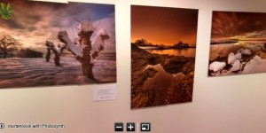 Foto Morten Prom – kontorgangen pyntet foto Morten Prom